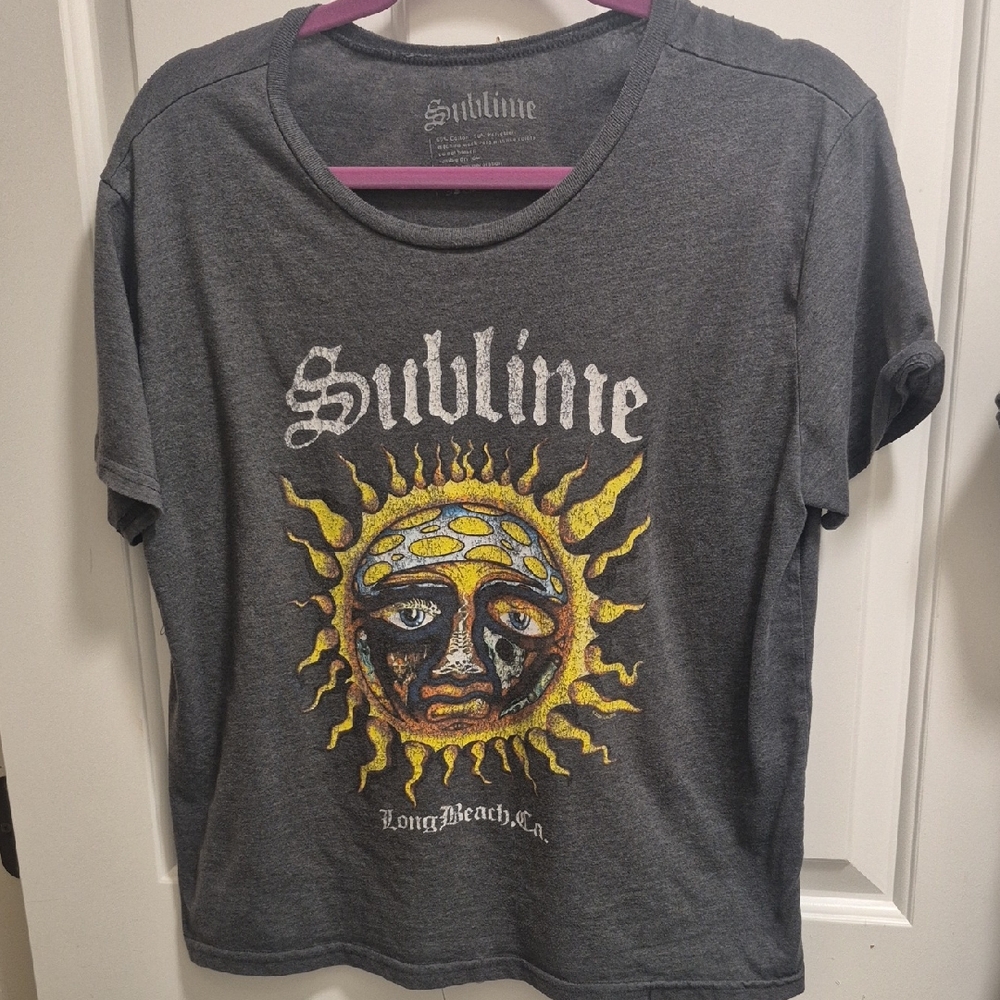 Sublime Graphic Tee with Long Beach CA  XL